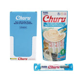 Inaba Churu Atún con Callo – Premios Cremosos para Gatos. Caja con 6 sobres de 4 tubos cada una.
