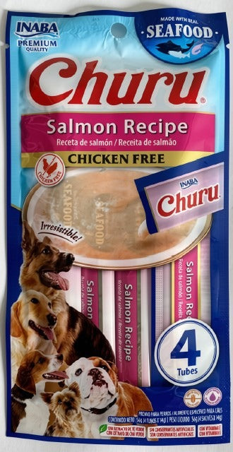 Inaba Churu Dog. Premio cremoso para perros. Paquete con 4 tubos.