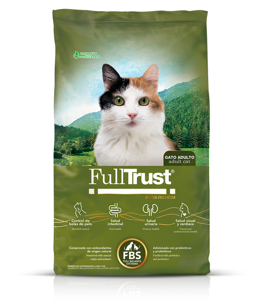 FullTrust Adulto Gato – Alimento Super Premium para Gato Adulto. Bolsa de 1.5, 3 y 8 kg