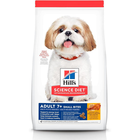 🐶 Hill's Science Diet Adult 7+ Small Bites – Perros Senior Bocaditos Pequeños