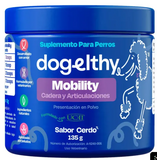 🐶 Dogelthy. Mobility – Suplemento para Articulaciones con Glucosamina, Condroitina y Colágeno UC-II