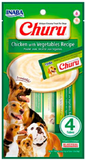 Inaba Churu Dog. Premio cremoso para perros. Paquete con 4 tubos.