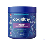 🐶 Dogelthy Mobility – Suplemento para Articulaciones con Glucosamina, Condroitina y Colágeno UC-II