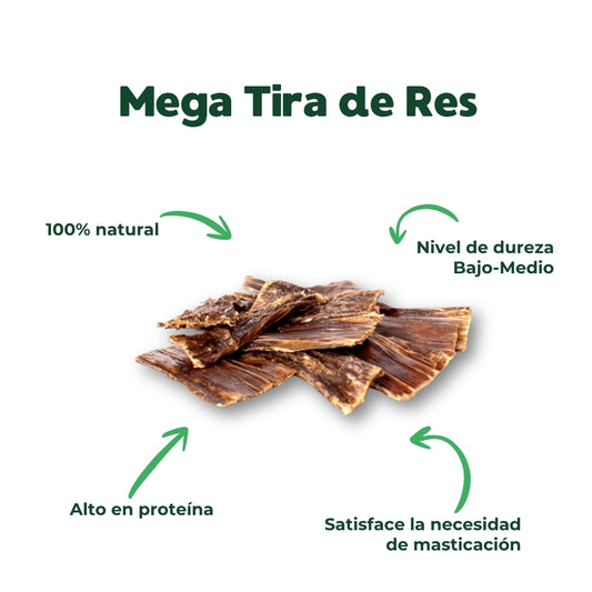 Dogger Snacks Mega-Tira - Esófago de res