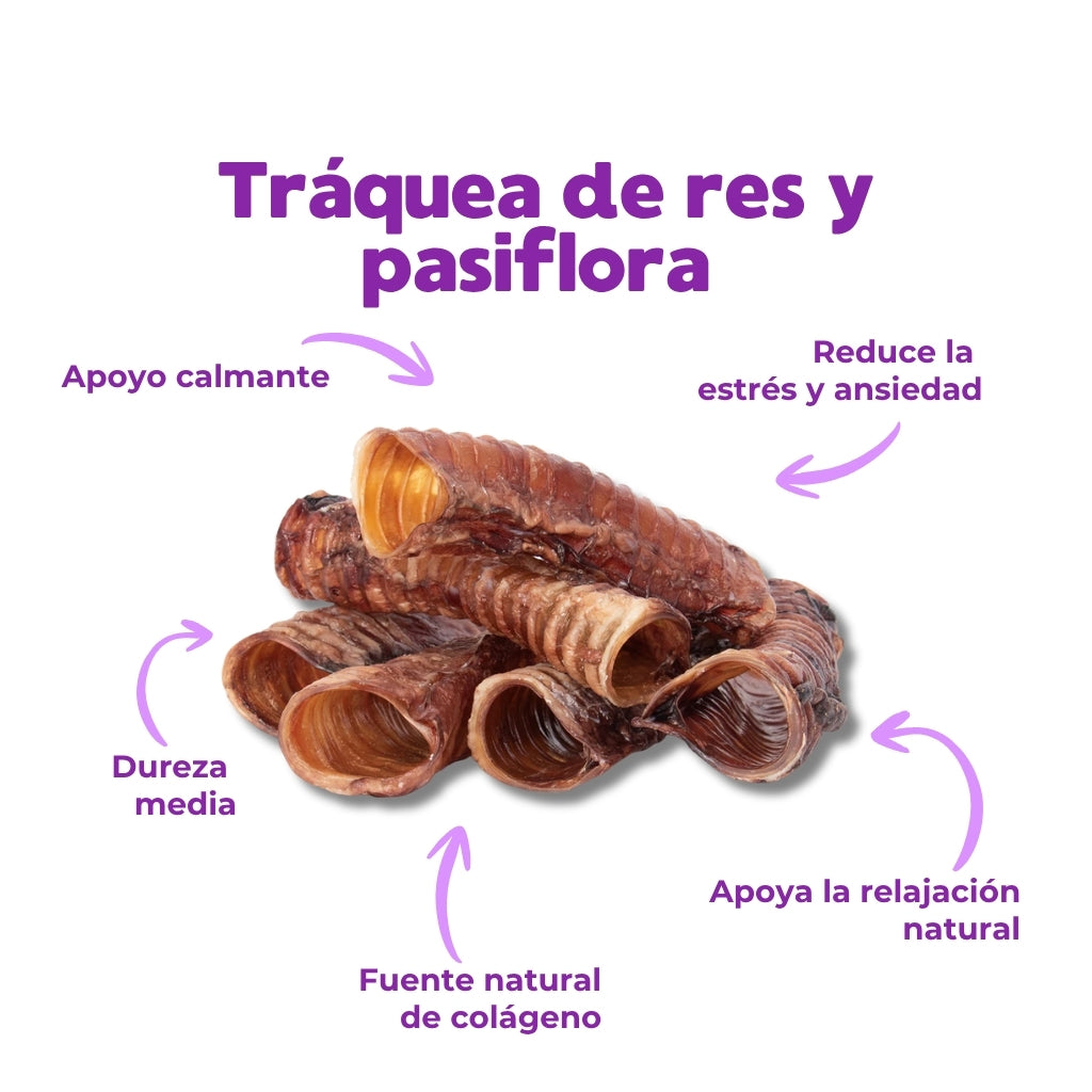 Dogger Snacks Calma Total - Tráquea de res con pasiflora