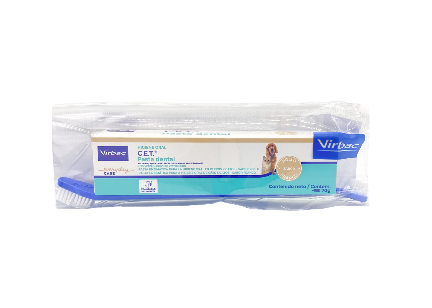 🐾 C.E.T. Pasta Dental y Cepillo – Cuidado Oral para Mascotas