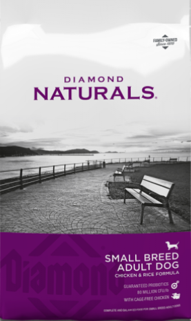 Diamond Naturals Pollo & Arroz para razas pequeñas, bolsa 8.16 kg