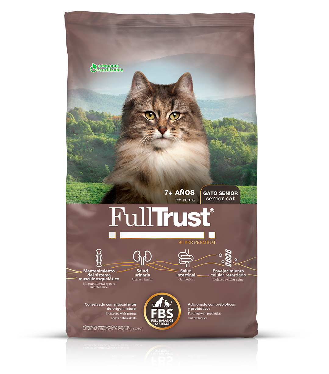 FullTrust Gato Senior – Alimento Super Premium para Gato Senior. Bolsa de 1.5 y 3 kg