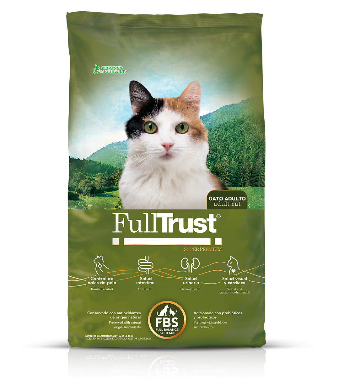 FullTrust Adulto Gato – Alimento Super Premium para Gato Adulto. Bolsa de 1.5, 3 y 8 kg