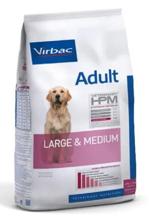 Virbac Alimento HPM para perro Adulto. Raza Mediana y Grande. Presentaciones de 3, 12 y 16 kg.