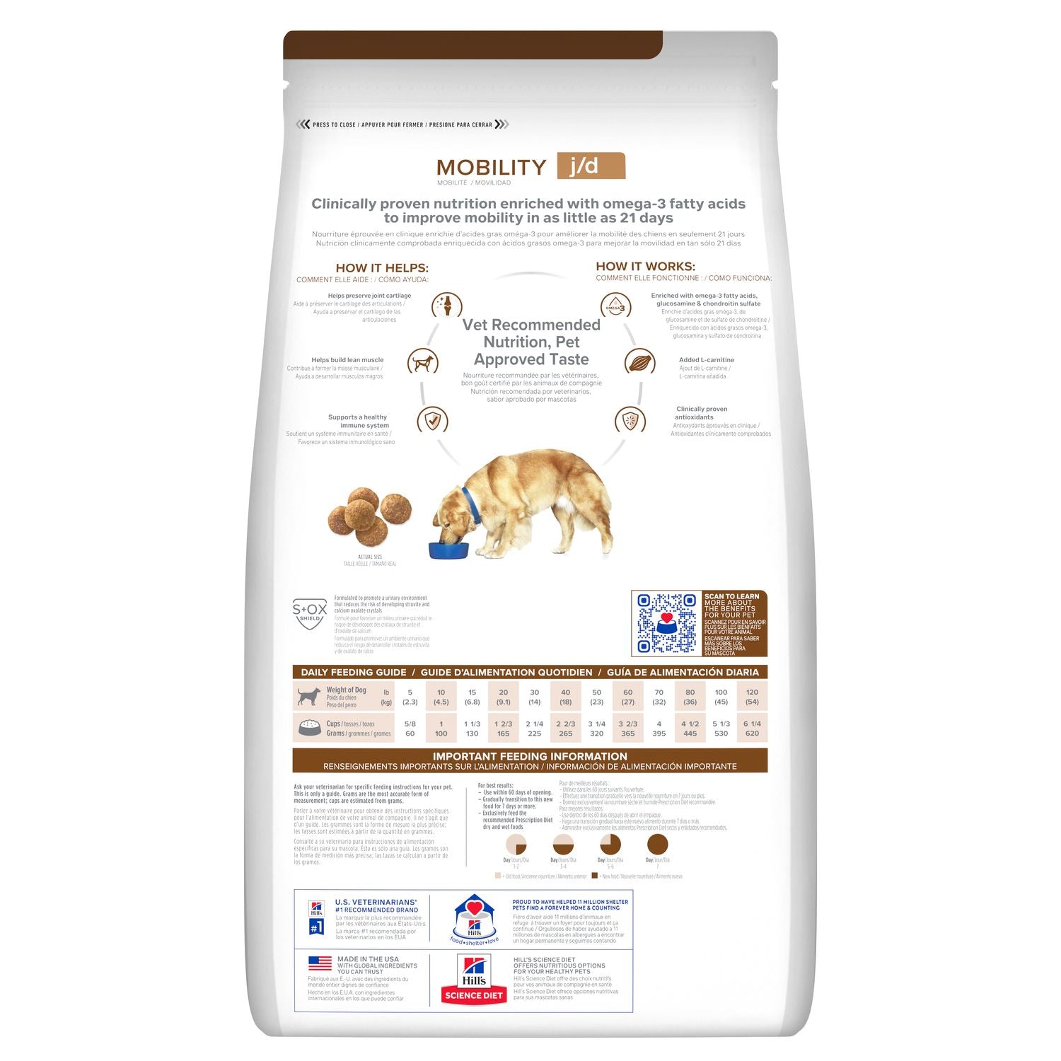 🐕 Hill's j/d Mobility – Soporte Articular para Perros