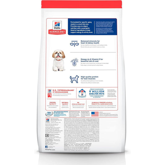 🐶 Hill's Science Diet Adult 7+ Small Bites – Perros Senior Bocaditos Pequeños