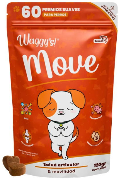 Waggy´s Move - Suplemento Articular para Movilidad y Dolor en Perros
