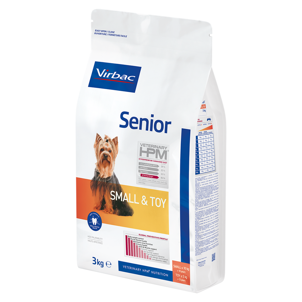 🐶 Virbac HPM Senior Small & Toy – Perros Senior Raza Pequeña