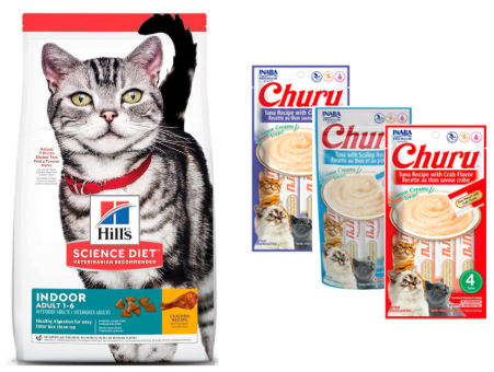 Paquete Hill's Gato Indoor y Sobres de Churus