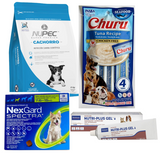 Kit de Adopción Cachorro Grande (7.6–15 kg) – Nupec Cachorro 8 kg + NexGard + Nutri Plus + Churu Dog