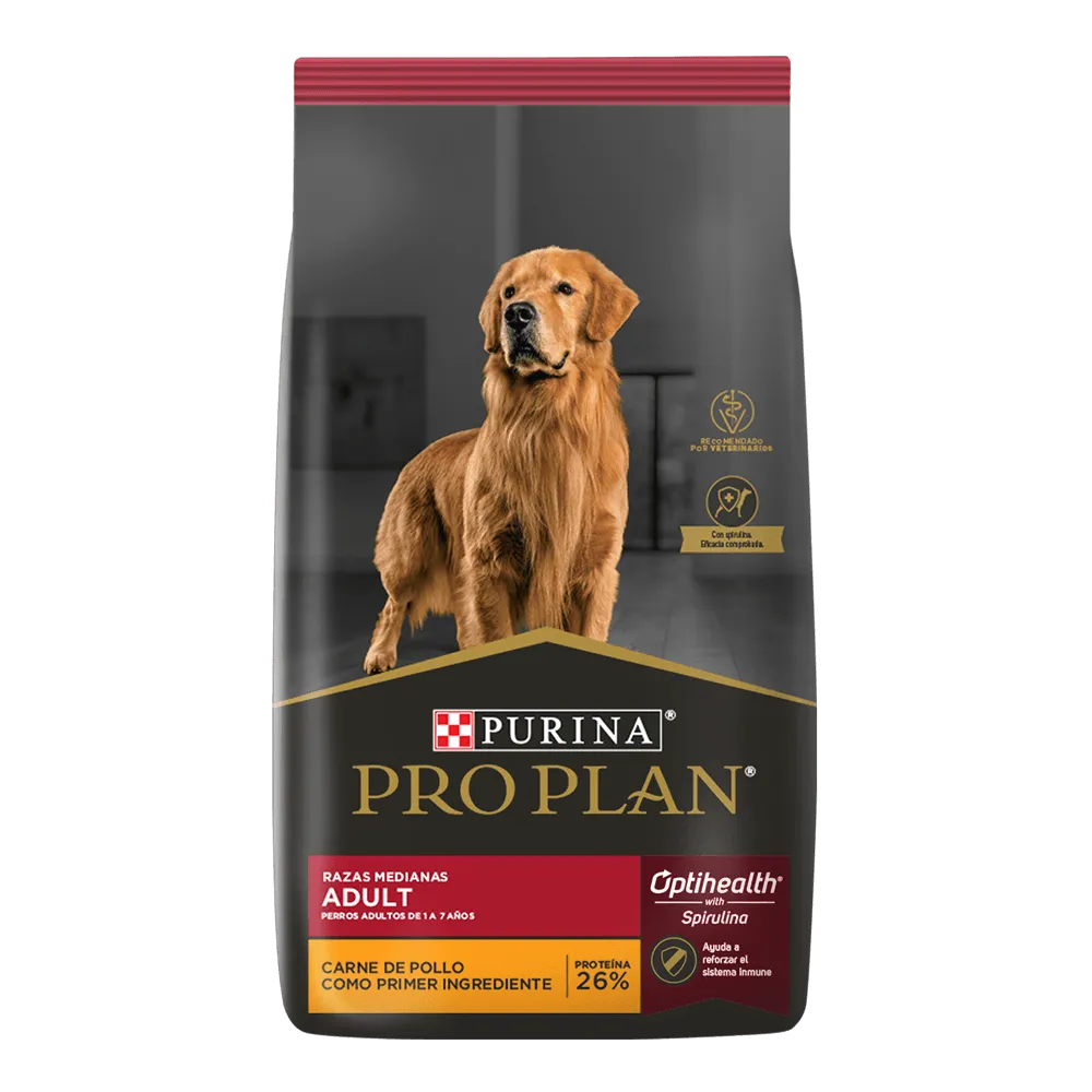 🐶 Pro Plan Adulto Raza Mediana – Nutrición Balanceada para Perros Activos