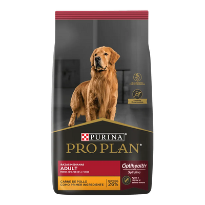 🐶 Pro Plan Adulto Raza Mediana – Nutrición Balanceada para Perros Activos