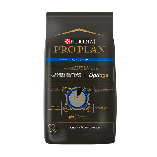 🐶 Pro Plan Active Mind Senior – Alimento para Perros Raza Pequeña 7.5kg
