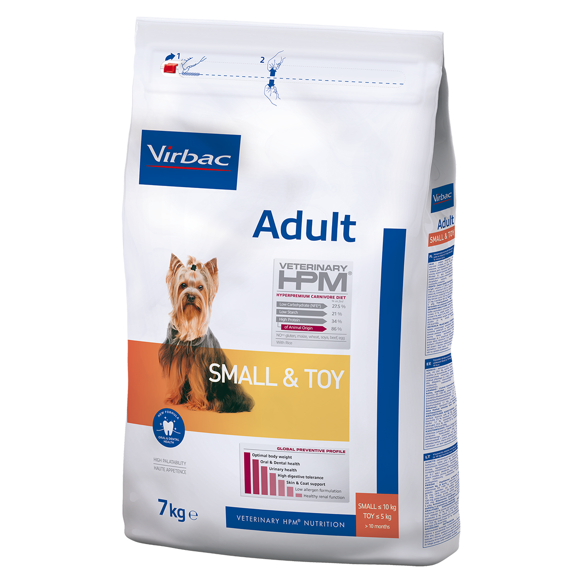 🐶 Virbac HPM Adult Small & Toy – Perros Adultos Raza Pequeña