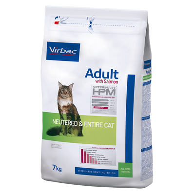 🐱 Virbac HPM Gato Adulto Salmón – Esterilizados y Enteros
