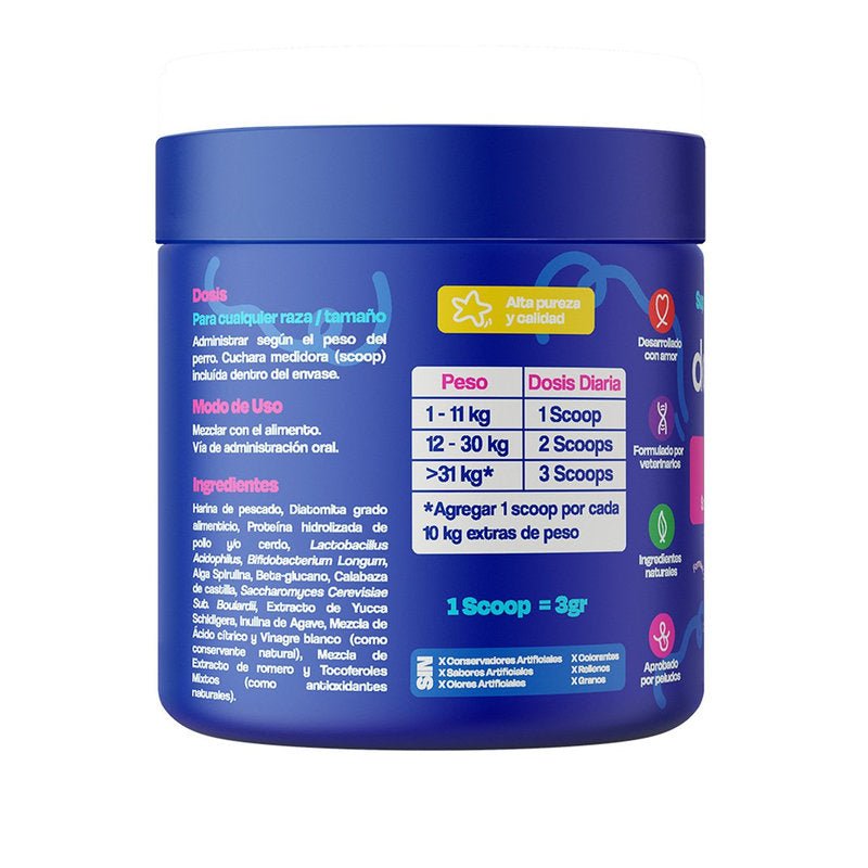 🐶 Dogelthy Gastro Aid – Prebióticos y Probióticos para Salud Digestiva Canina