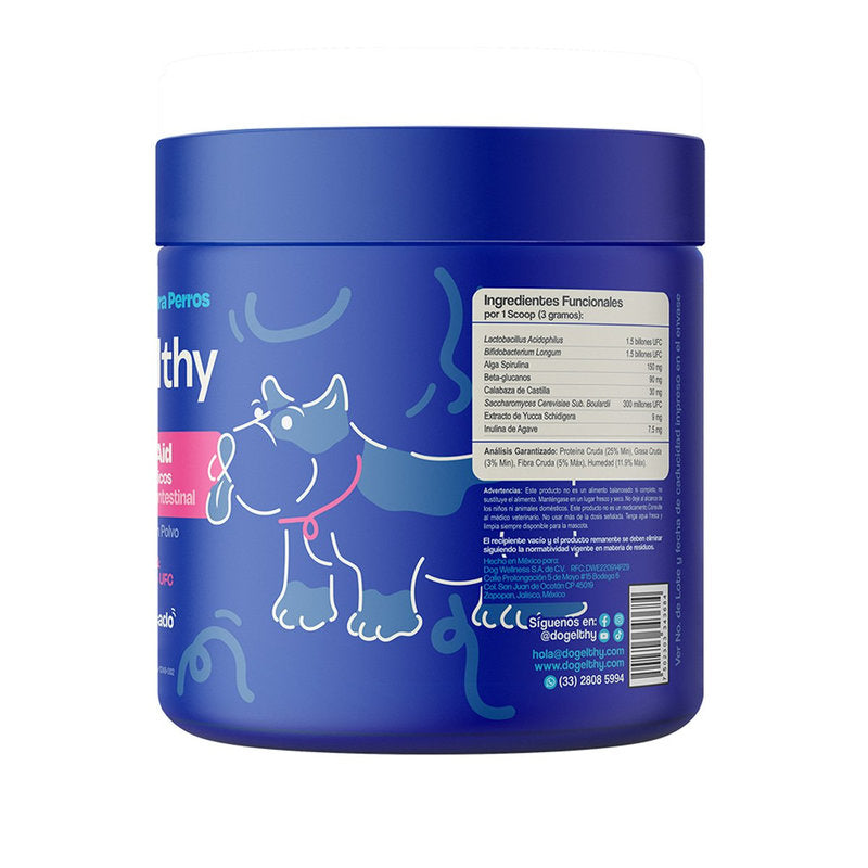 🐶 Dogelthy Gastro Aid – Prebióticos y Probióticos para Salud Digestiva Canina