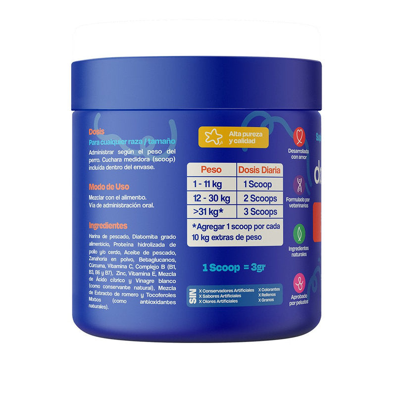 🐶 Dogelthy Skin & Coat – Suplemento para Piel Sana y Pelaje Brillante en Perros