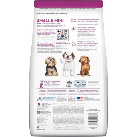 🐶 Hill's Science Diet Adult Small & Mini – Perros Adultos Raza Pequeña