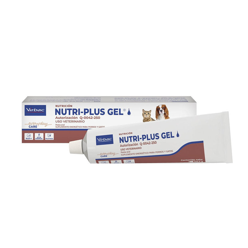 🐾 Virbac Nutri Plus Gel – Energía y Apetito para Perros y Gatos