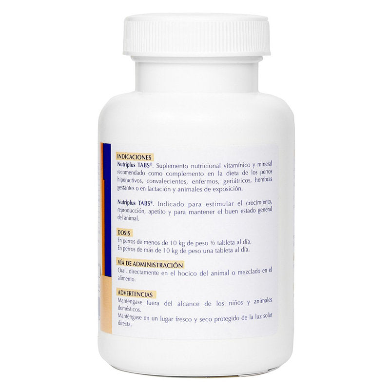 🐾 Virbac Nutriplus Tabs – Multivitamínico en Tabletas para Perros y Gatos