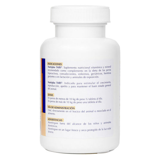 🐾 Virbac Nutriplus Tabs – Multivitamínico en Tabletas para Perros y Gatos